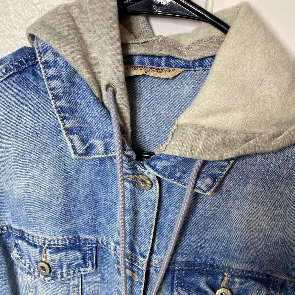 Denim Jacket with hoodie